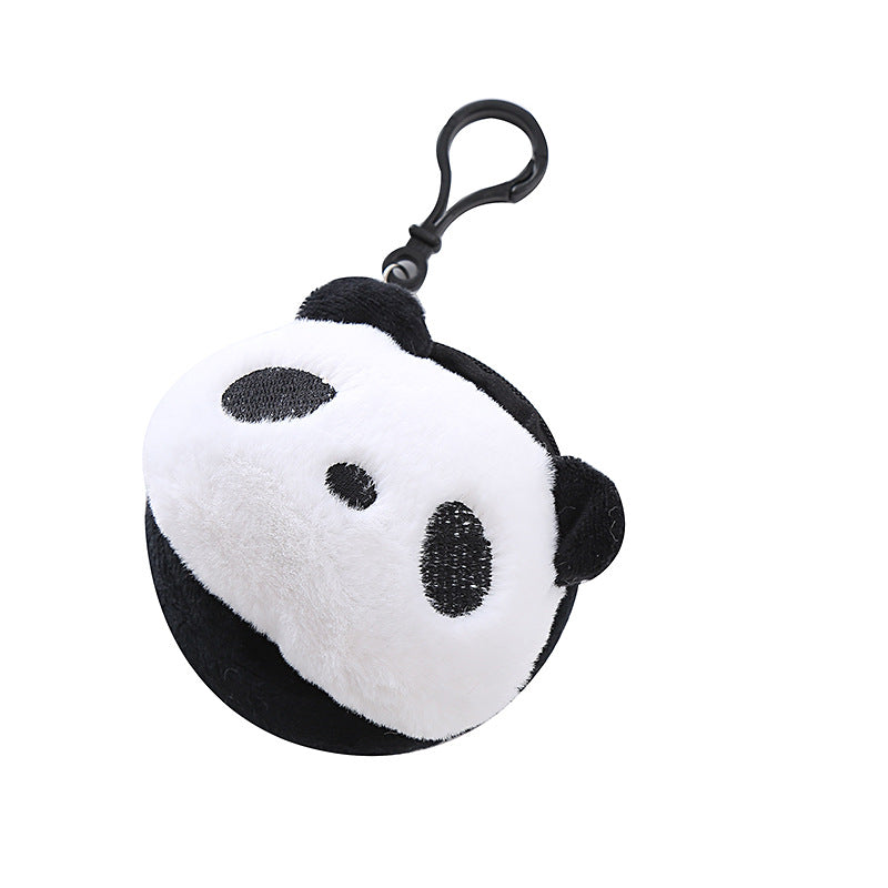 Wholesale Plush Panda Cartoon Coin Purse Keychain